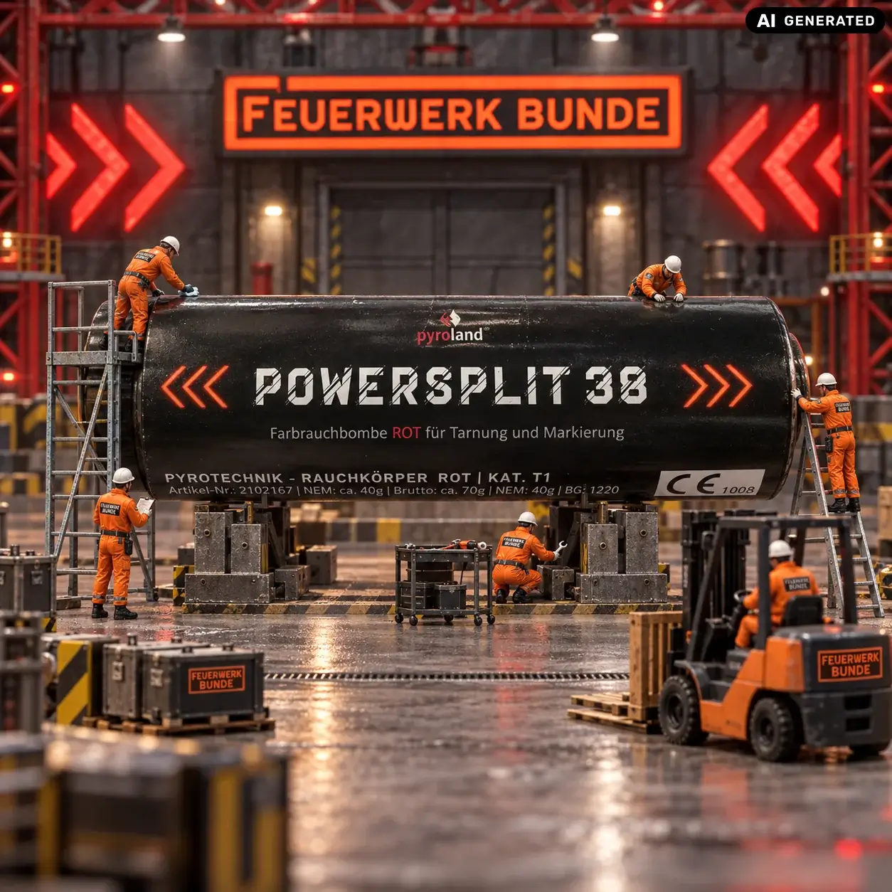 Powersplit 38 Rot