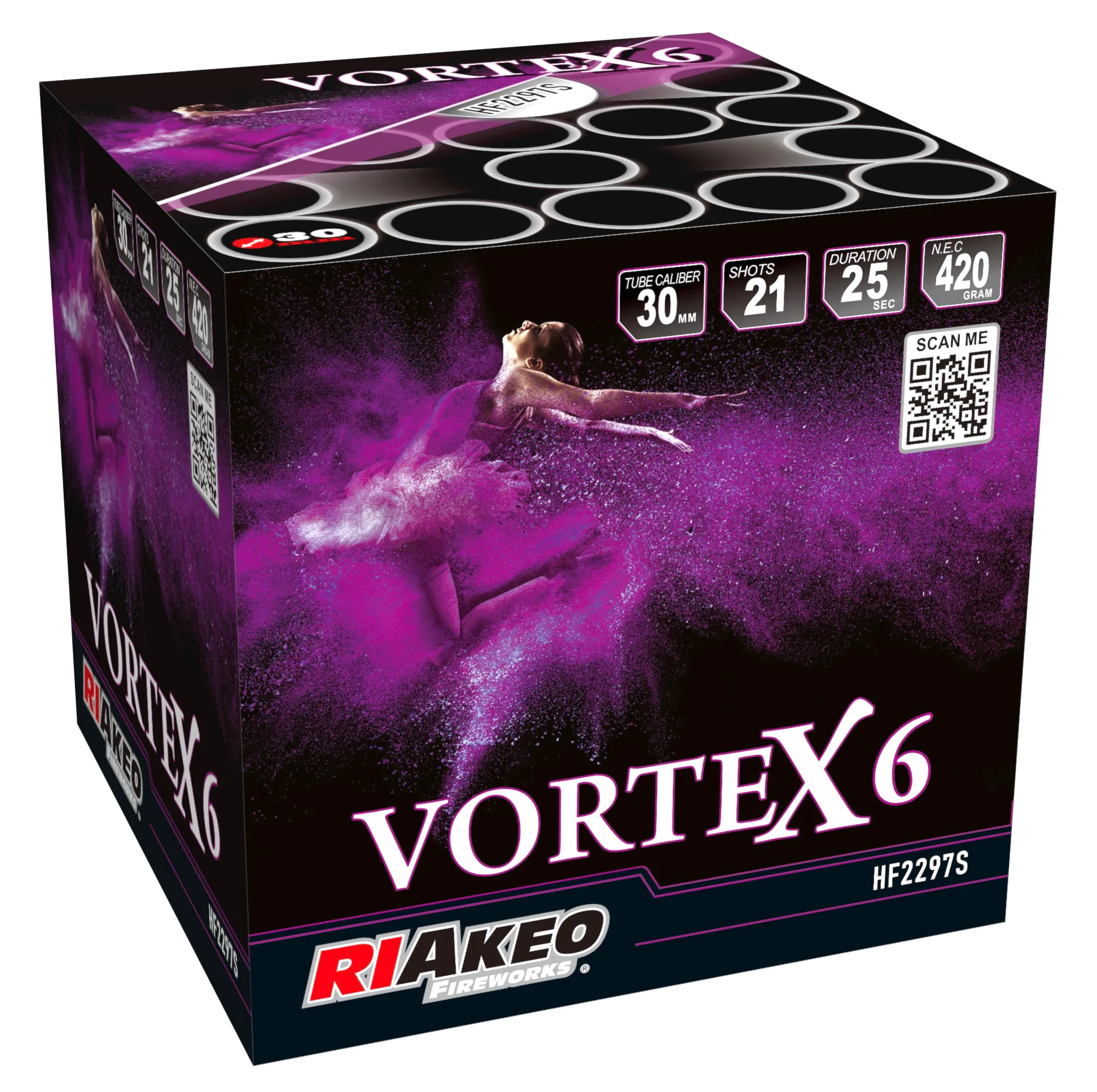 Batterijen Riakeo Vortex 6