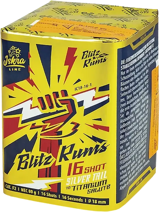 Batterijen Iskra Line Blitz Rums 16 Shot