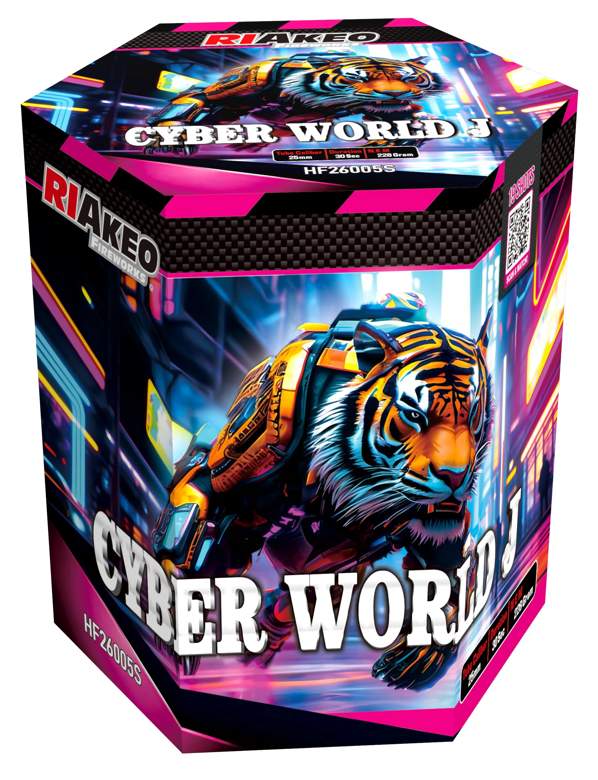 Batterijen Riakeo Cyber World Pinkener Löwe