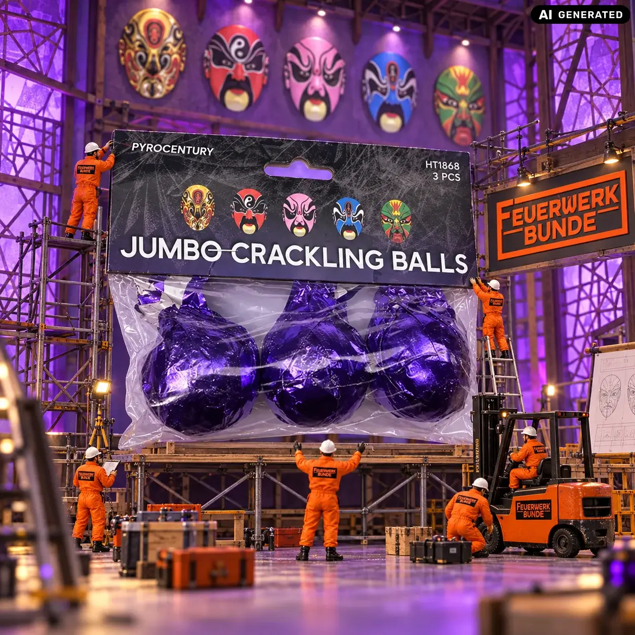 Jumbo Crackling Balls