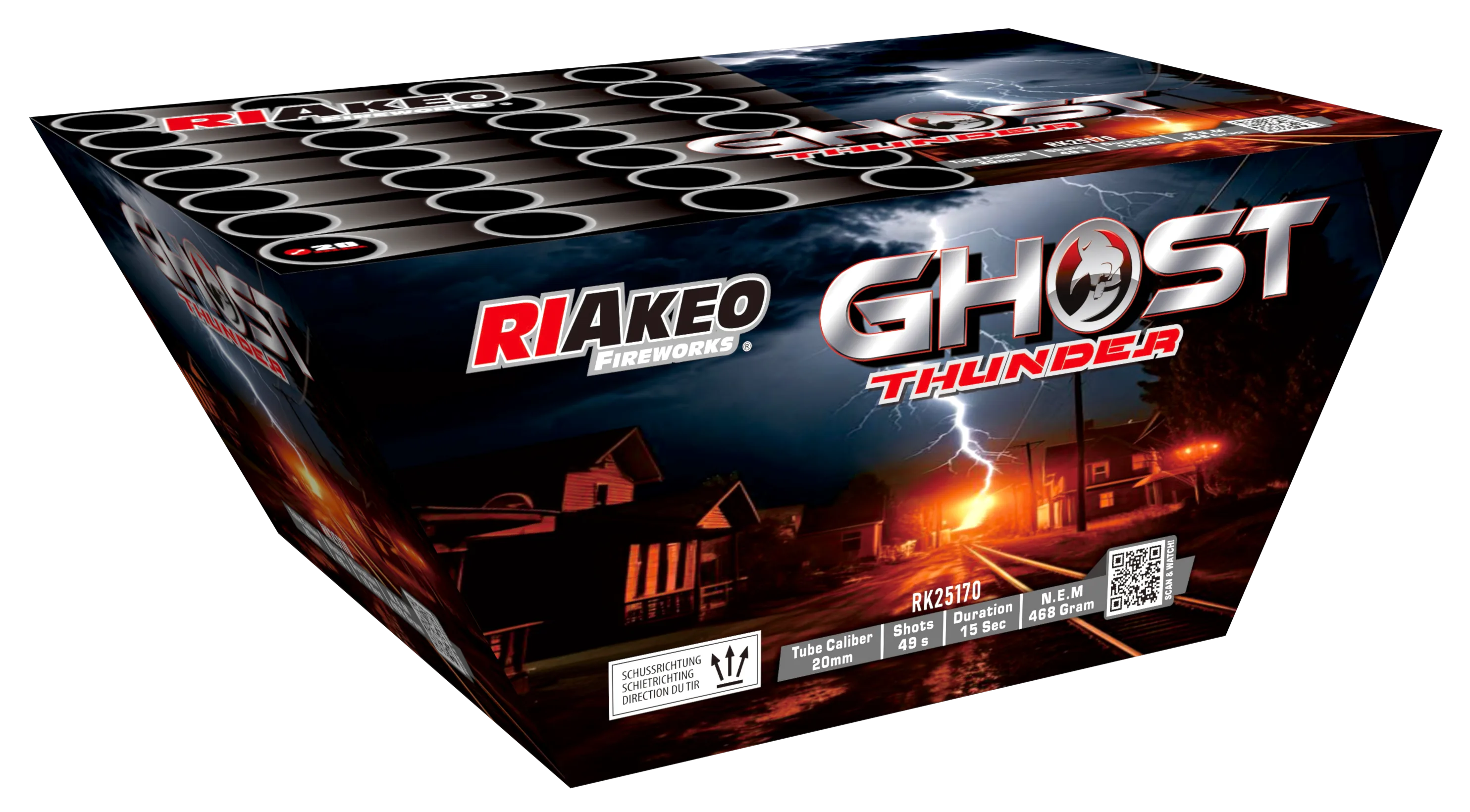 Batterijen Riakeo Ghost Thunder