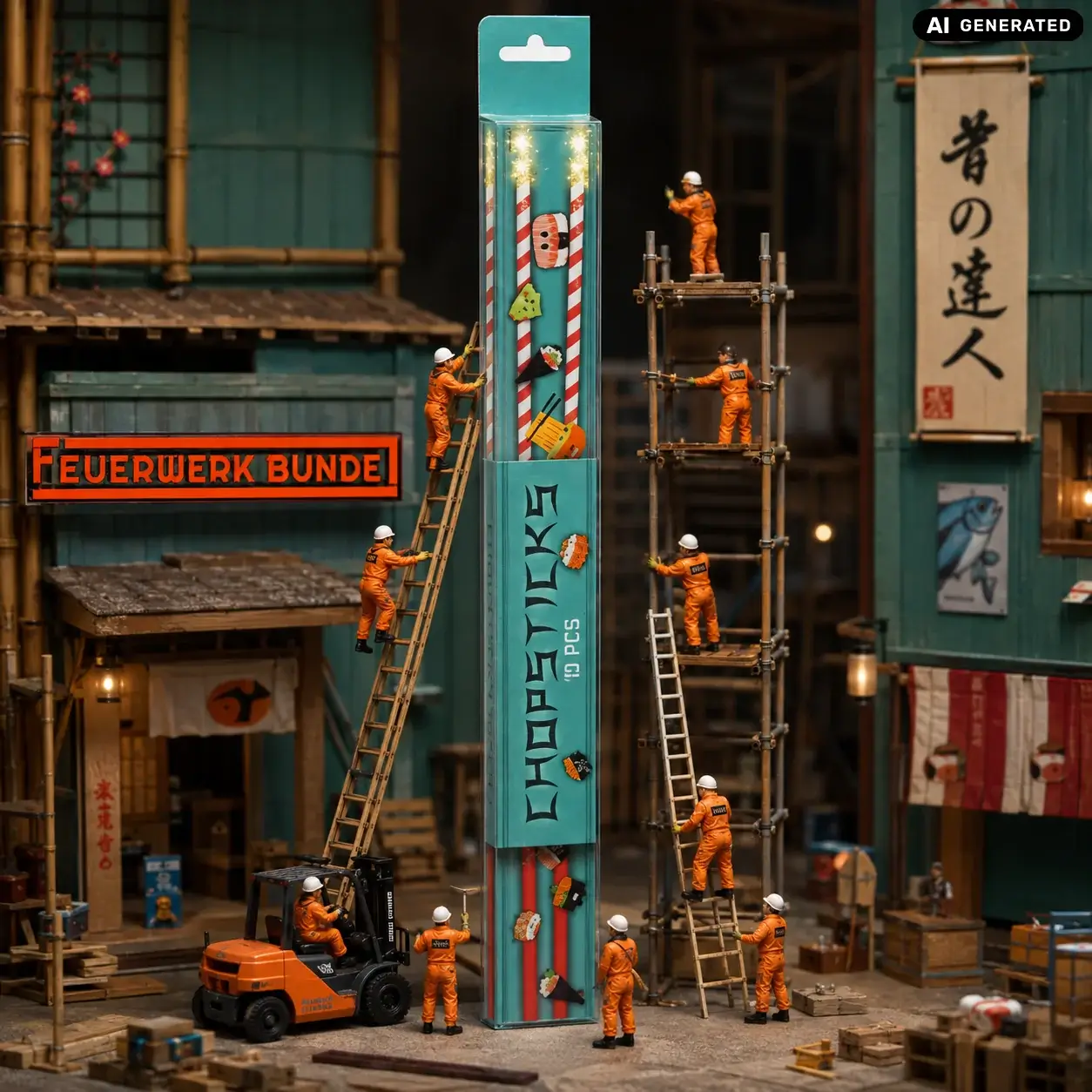 Chopsticks Kinderfackel