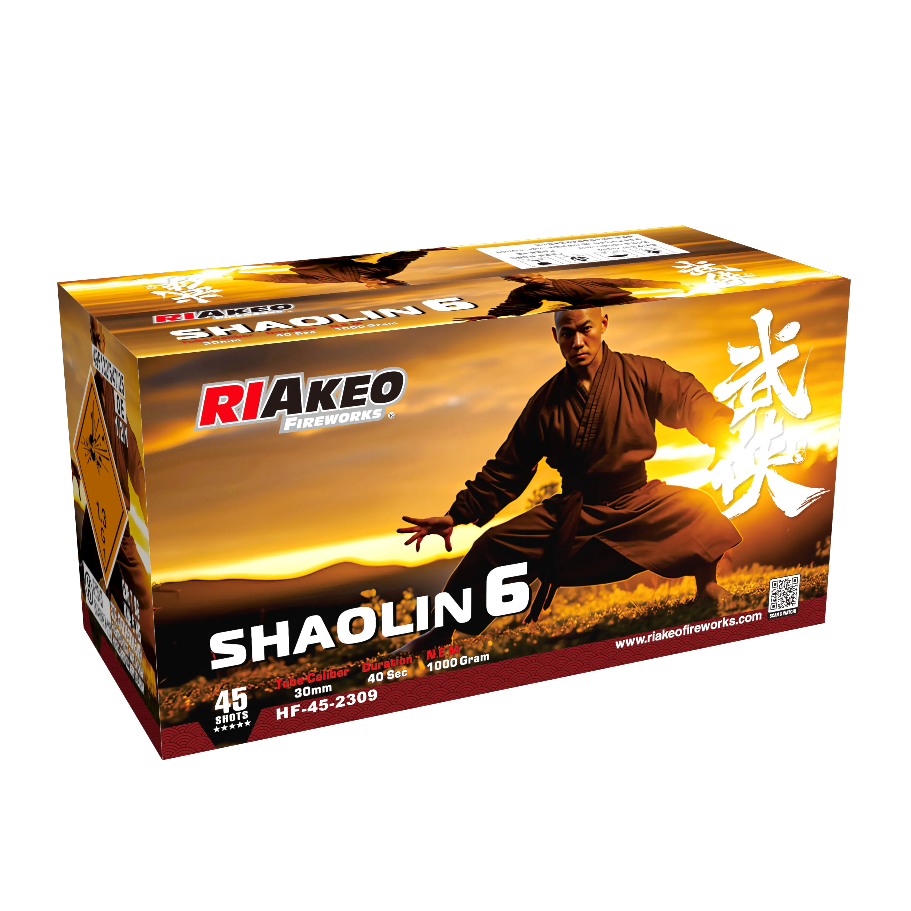 Batterijen Riakeo Shaolin 6
