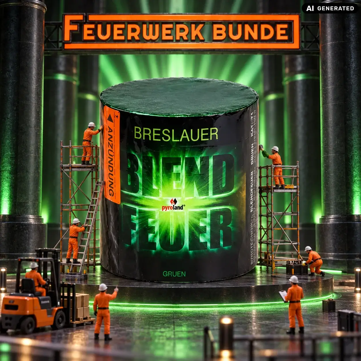 Breslauer Blendfeuer Grün